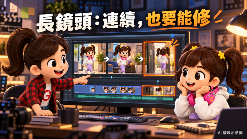 長鏡頭:連續,也要能修