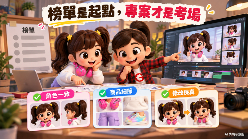 榜單是起點,專案才是考場