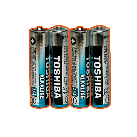 TOSHIBA 東芝 LR03 4號鹼性電池 鹼性電池 4號 非充電電池 AAA 4號 鹼性